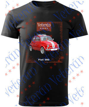 Veterán autós póló - Fiat 500