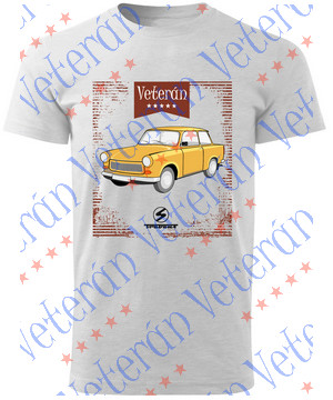 Veterán autós póló  - Trabant 601 sárga 