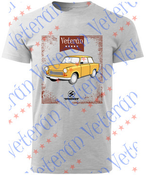 Veterán autós póló  - Trabant 601 sárga 