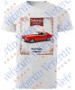Veterán autós póló - Ford Capri 1700 GT piros