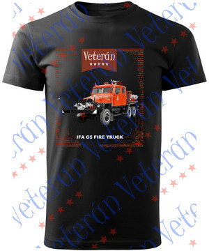 Veterán autós  póló  - IFA G5 tűzoltóautó (Fire truck)