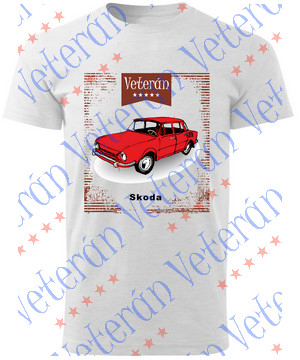 Veterán autós póló - Skoda 