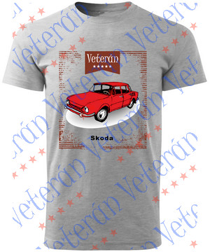 Veterán autós póló - Skoda 