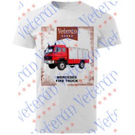   Veterán autós póló   - Mercedes tűzoltóautó (Fire truck)