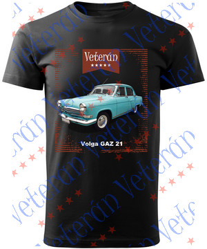 Veterán autós póló - Volga GAZ 21