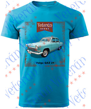 Veterán autós póló - Volga GAZ 21