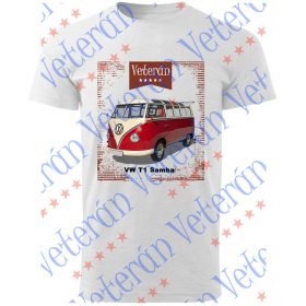 Veterán buszos póló - VW T1 Samba