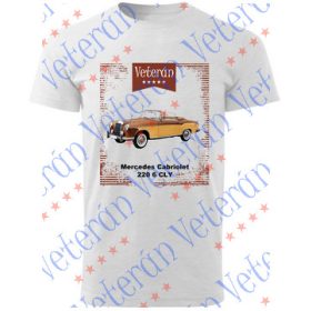 Veterán autós póló - Mercedes Cabriolet 220 6 CLY