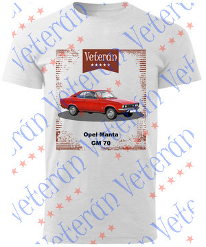 Veterán autós póló  - Opel Manta GM 70