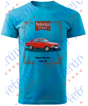 Veterán autós póló  - Opel Manta GM 70