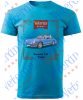 Veterán autós póló  - Porsche 911 Targa kék