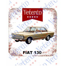 Veterán autós poháralátét - Fiat 130