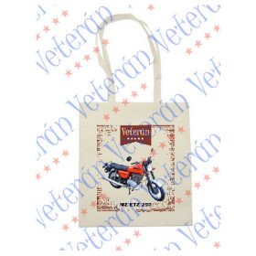 Veterán motoros vászontáska -  MZ ETZ  250