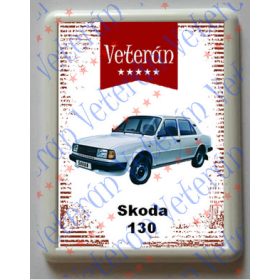 Hűtőmágnes Műanyag - Skoda 130