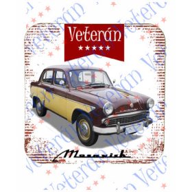 Veterán autós poháralátét - Moskvitch Limousin