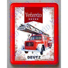 Hűtőmágnes Műanyag - Deutze Fire Truck