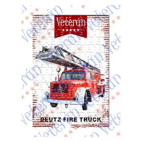 Veterán autós kirakó - Deutze Fire Truck