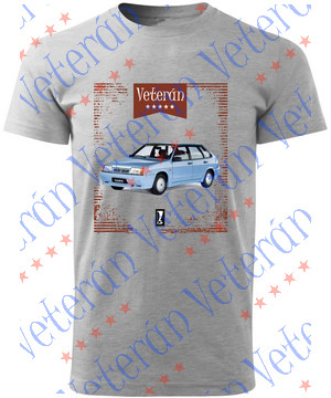 Veterán autós póló - Lada Szamara kék