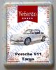 Hűtőmágnes Műanyag - Porsche 911 Targa fehér