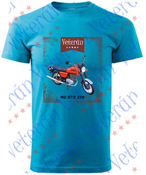 Veterán motoros póló - MZ  ETZ 250