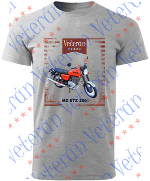 Veterán motoros póló - MZ  ETZ 250