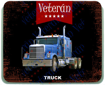 Veterán autós egérpad - Kamion (Truck)
