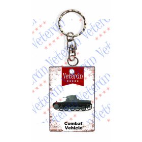 Veterán tankos kulcstartó - Combar Vehicle