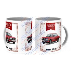 Veterán autós bögre - BMW 320