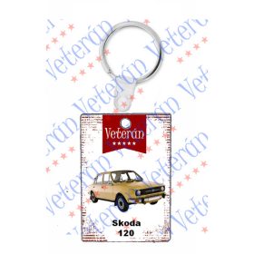 Veterán autós kulcstartó - Skoda 120