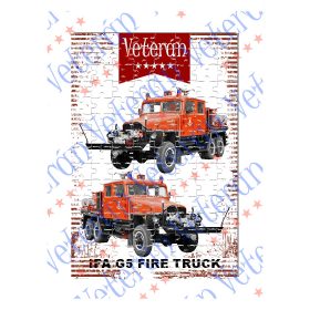 Veterán autós kirakó - IFA G5 Fire Truck
