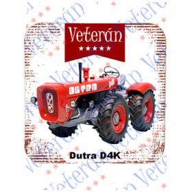 Veterán traktoros poháralátét - Dutra D4K