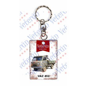 Veterán autós kulcstartó - UAZ 452 platós