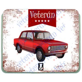 Veterán autós egérpad - Lada 1200 piros