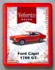 Hűtőmágnes Műanyag - Ford Capri 1700 GT piros