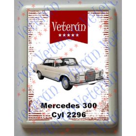 Hűtőmágnes Műanyag - Mercedes 300