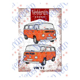 Veterán autós kirakó - VW T2
