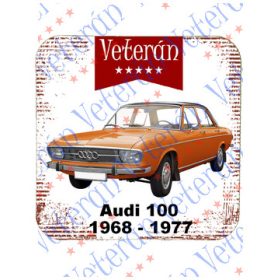 Veterán autós poháralátét - Audi 100