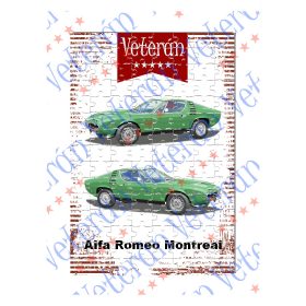 Veterán autós kirakó - Alfa Romeo Montreal
