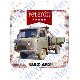 Veterán autós poháralátét - UAZ 452 platós