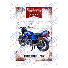 Veterán motoros kirakó - Kawasaki 750