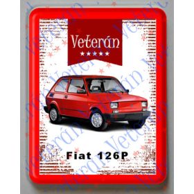 Hűtőmágnes Műanyag - Fiat 126P