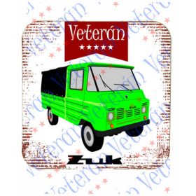 Veterán autos poháralátét - ZUK