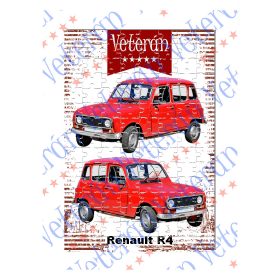 Veterán autós kirakó - Renault R4
