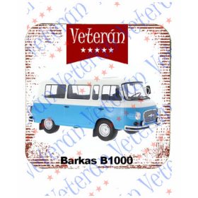 Veterán autós poháralátét - Barkasz  kék 1000