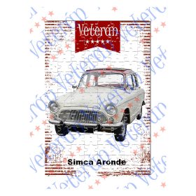 Veterán autós kirakó - Simca Aronde
