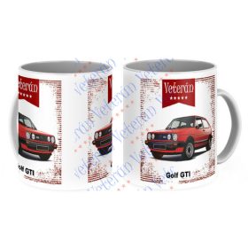 Veterán autós bögre - Golf GTI