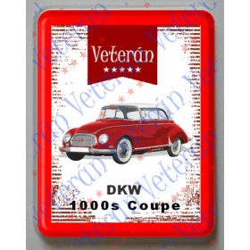 Hűtőmágnes Műanyag - DKW 1000s Coupe