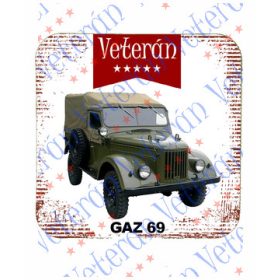 Veterán autós poháralátét - GAZ 