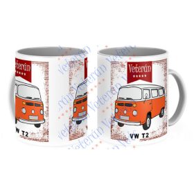 Veterán autós bögre - VW T2