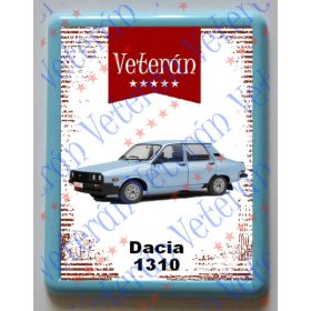 Hűtőmágnes Műanyag - Dacia 1300 kék